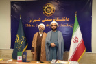 مراسم تکریم و معارفه مسئول دفتر نهاد نمایندگی مقام معظم رهبری در دانشگاه صنعتی شیراز
